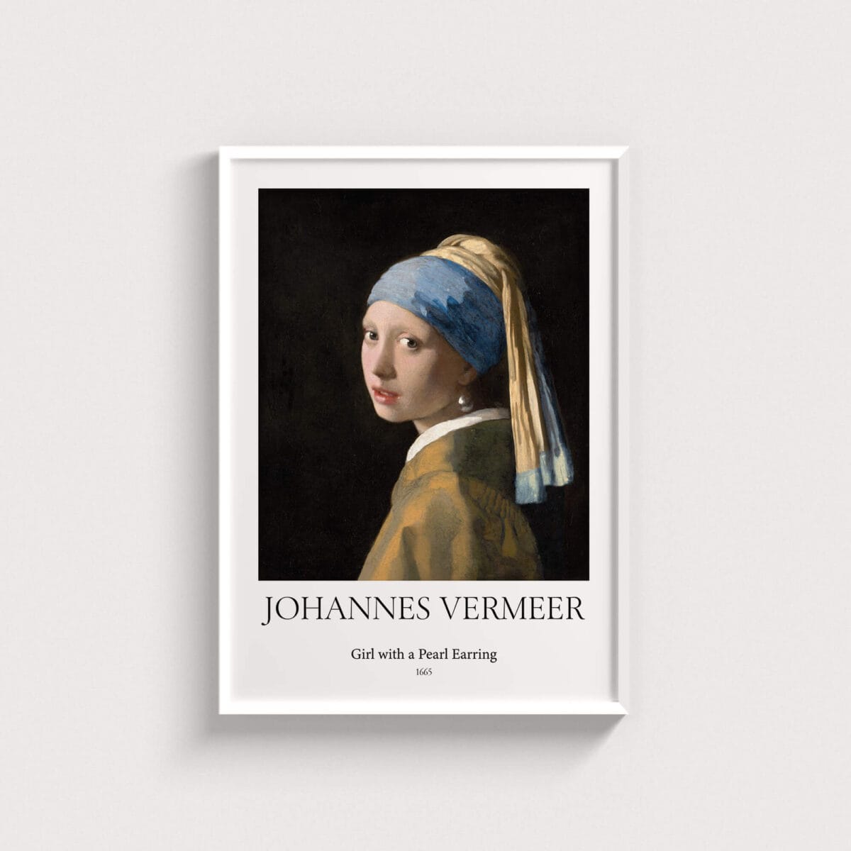 Johannes Vermeer - Girl with a Pearl Earring - Görsel 2