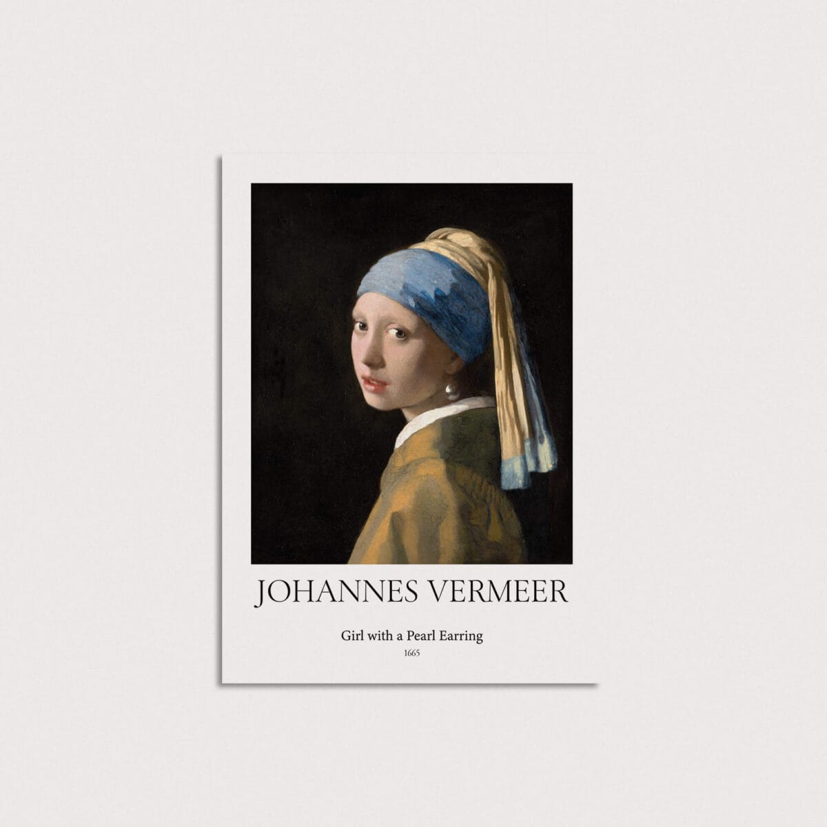 Johannes Vermeer - Girl with a Pearl Earring - Görsel 3