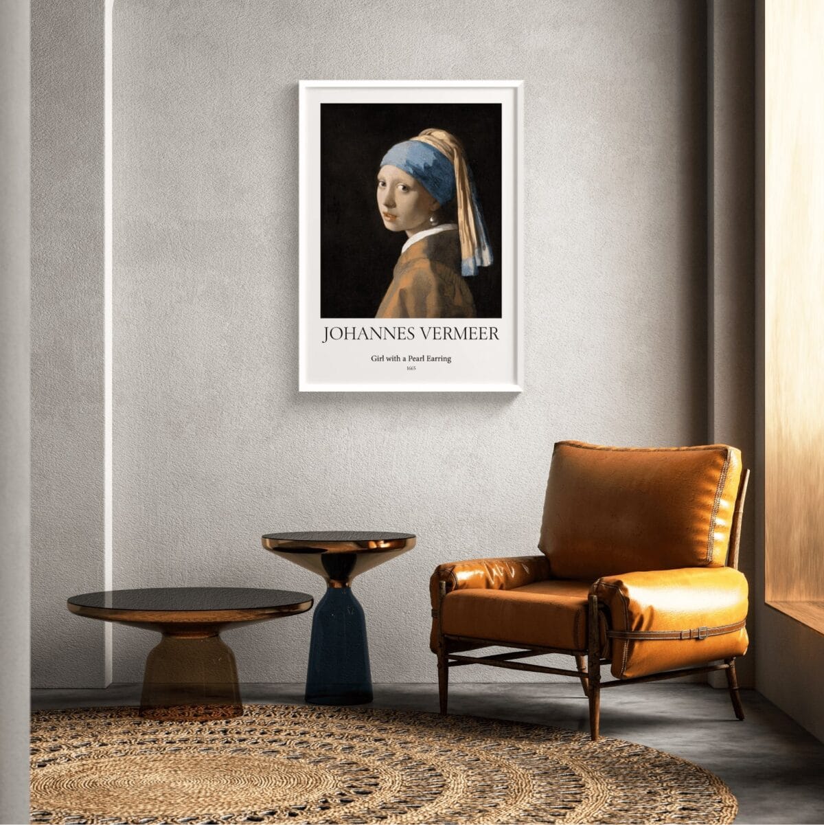 Johannes Vermeer - Girl with a Pearl Earring - Görsel 5